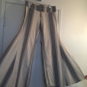 Long Bell-Bottom Beach Pants